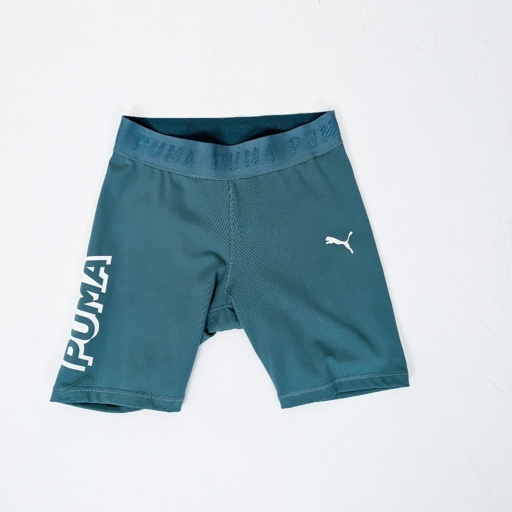 Free With Purchase - Puma Exercise Shorts Biker Size Small Teal (A)